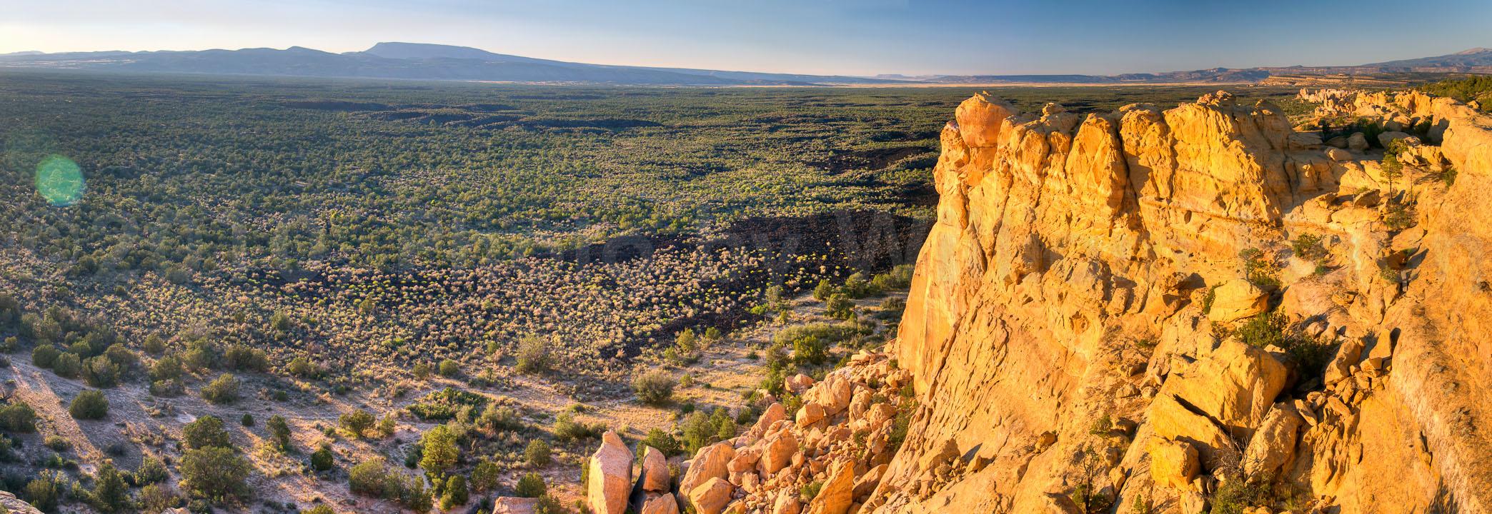 Sandstone Bluffs Overlook in El Malpais National Monument