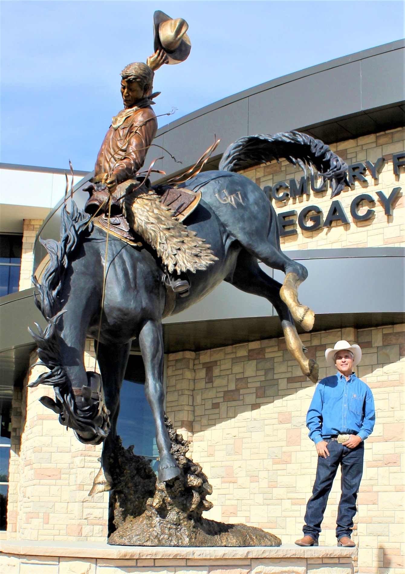 D-16, Wyoming Cowboy on horse